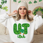 Shamrock Leopard Faux Embroidery States (ALL STATES)-DTF