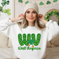 Shamrock Leopard Faux Embroidery States (ALL STATES)-DTF