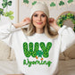 Shamrock Leopard Faux Embroidery States (ALL STATES)-DTF