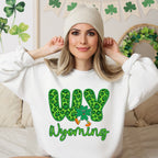 Shamrock Leopard Faux Embroidery States (ALL STATES)-DTF