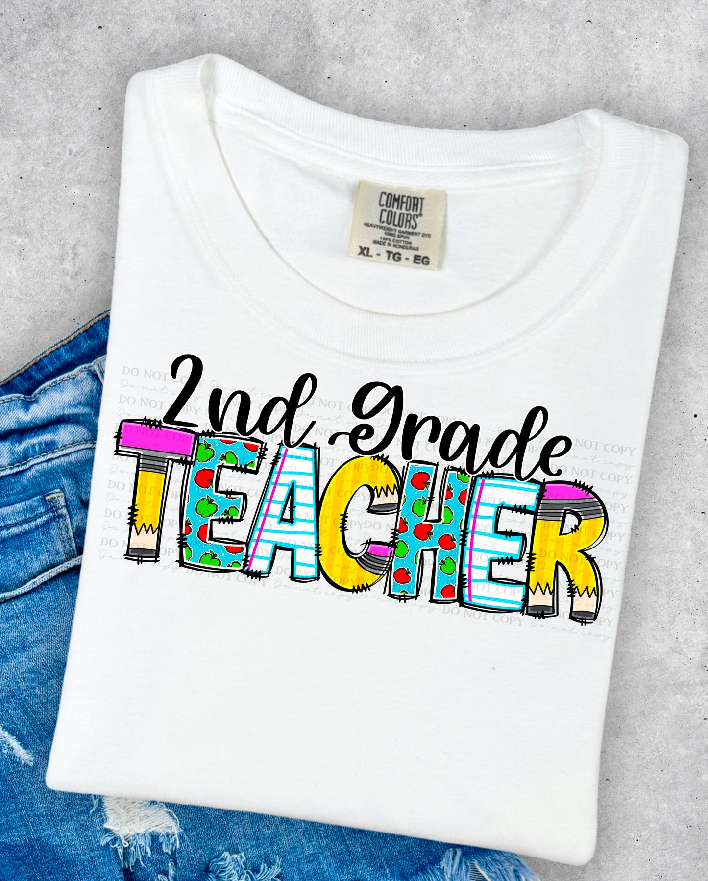 2nd Grade Teacher Elements - DTF