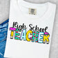 High School Teacher Elements - DTF