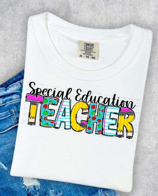 Special Education Teacher Elements - DTF