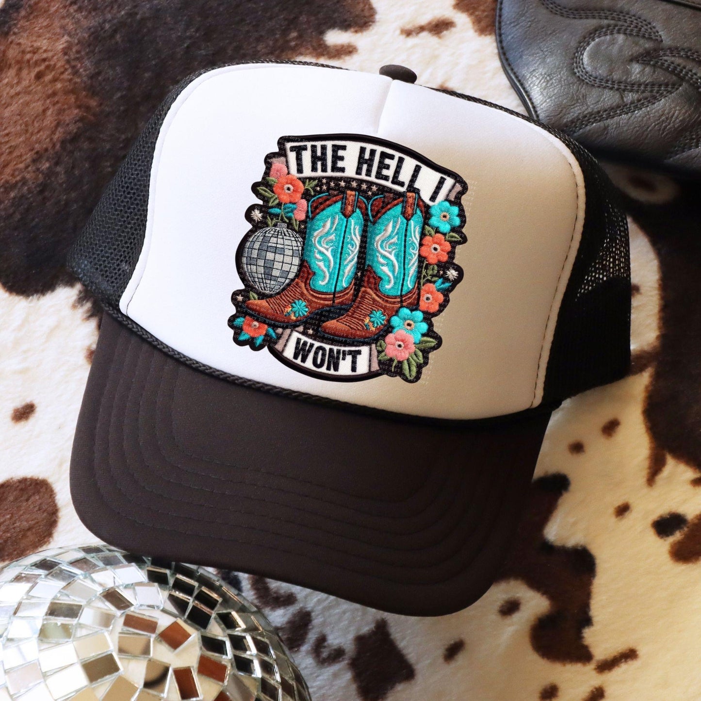 The Hell I Won’t Faux Hat Patch - DTF