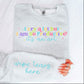 I cry a lot (FRONT OF SHIRT & 1-SLEEVE COMBO)-DTF