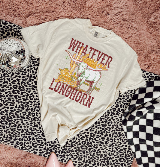Whatever Lassos Your Longhorn-DTF&UV