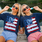 Light Blue God bless- DTF&UV