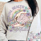 Mental Health Matters Be Kind To Your Mind Purple Floral (FRONT OF SHIRT & SLEEVE COMBO)-DTF
