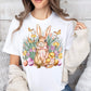 Bunny And Chic With Pink Bow - DTF