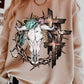 Skull With Wooden Crosses - DTF