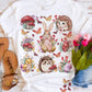 Bunny And Hedgehog Collage - DTF
