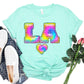 Tie Dye Faux Stitch States (ALL STATES)-DTF