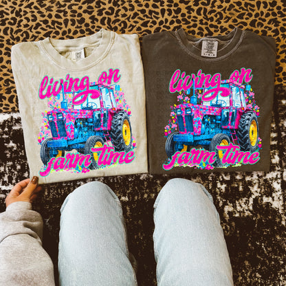 Living On Farm Time-DTF&UV