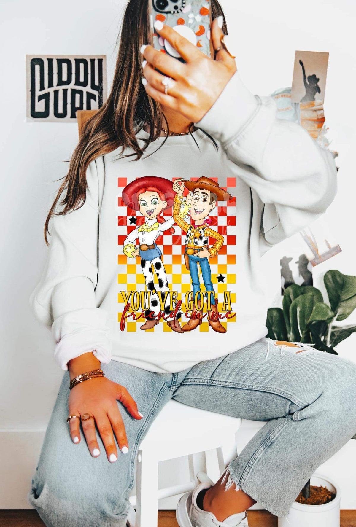 You’ve Got A Friend In Me Checkered - DTF