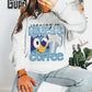 Running On Bluey Faux Embroidery Sequin - DTF