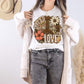 Spread Love Wooden Peace Sign - DTF