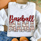 Baseball Mama Faux Embroidery Distressed - DTF