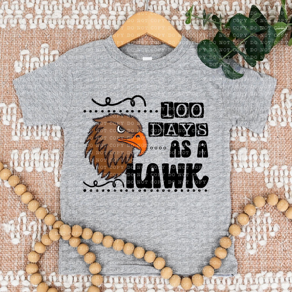 100 Days As A Hawk - DTF
