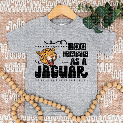 100 Days As A Jaguar - DTF
