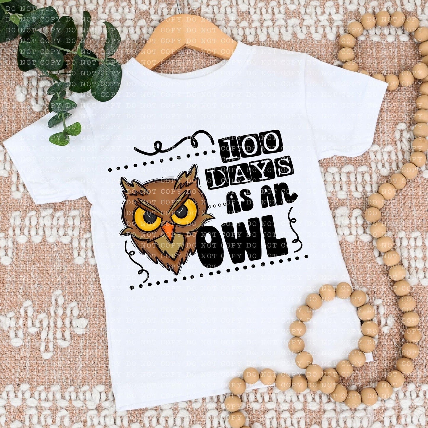 100 Days As An Owl - DTF