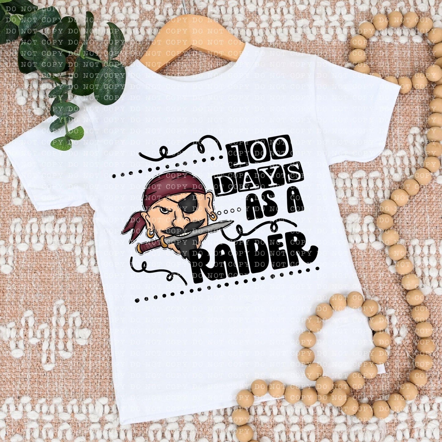 100 Days As A Raider Maroon - DTF