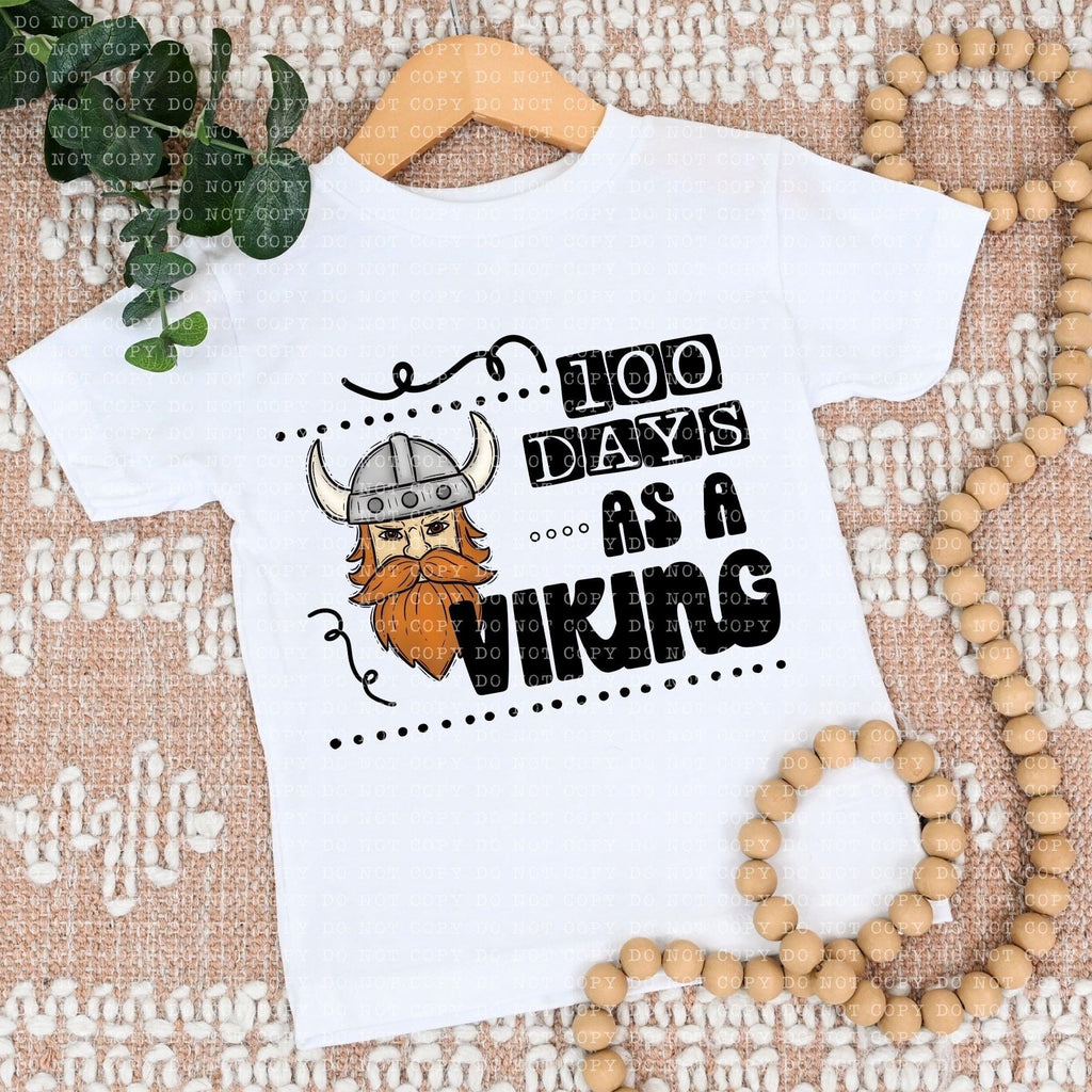 100 Days As A Viking - DTF