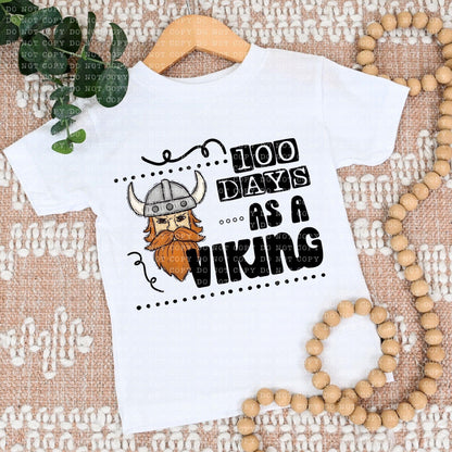 100 Days As A Viking - DTF