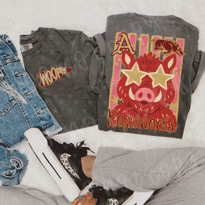Folk Glitz Mascots DROPDOWN!! (front and back included) -DTF&UV