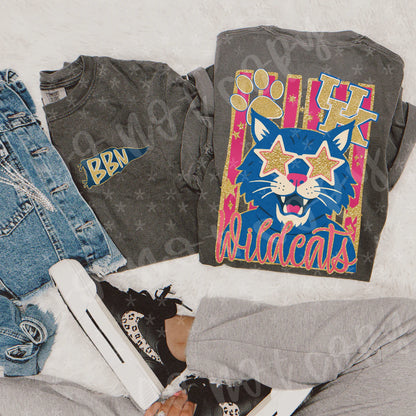Folk Glitz Mascots DROPDOWN!! (front and back included) -DTF&UV