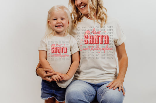 Dear Santa I Can Totally Explain Pink Retro -DTF