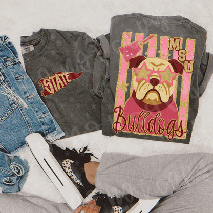 Folk Glitz Mascots DROPDOWN!! (front and back included) -DTF&UV