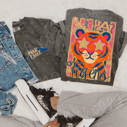 Folk Glitz Mascots DROPDOWN!! (front and back included) -DTF&UV