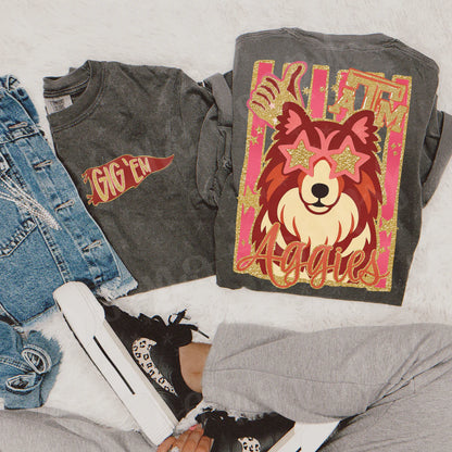 Folk Glitz Mascots DROPDOWN!! (front and back included) -DTF&UV