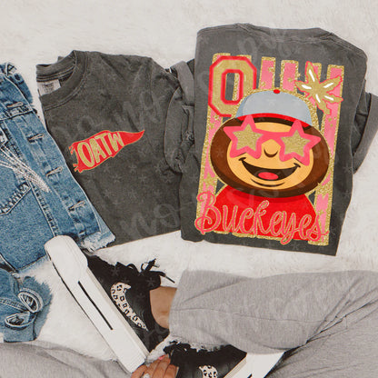 Folk Glitz Mascots DROPDOWN!! (front and back included) -DTF&UV