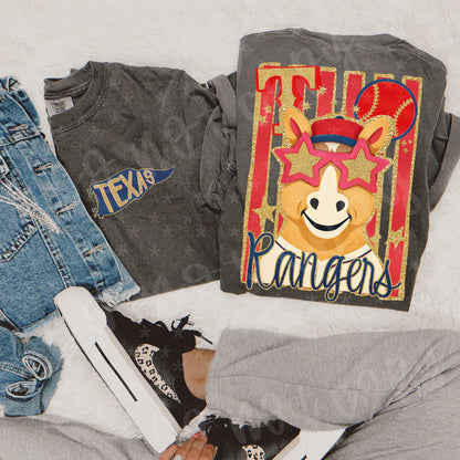 Folk Glitz Mascots DROPDOWN!! (front and back included) -DTF&UV