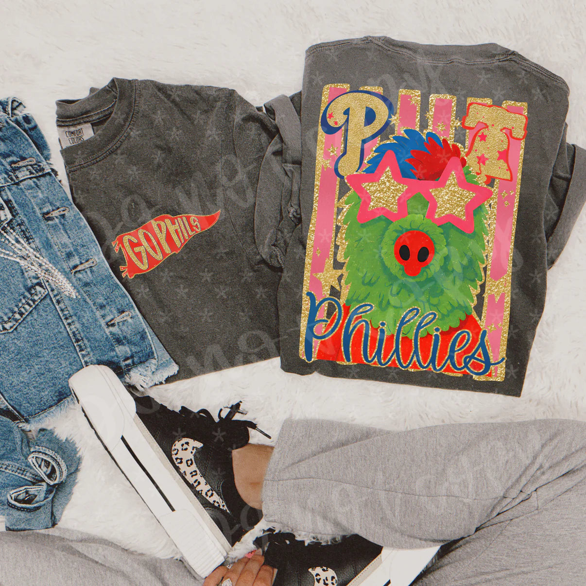 Folk Glitz Mascots DROPDOWN!! (front and back included) -DTF&UV
