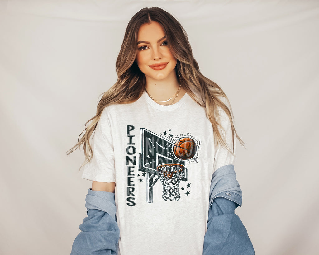 Basketball Mascots backboard (ALL LISTED IN THIS LISTING-DROPDOWN)-dtf