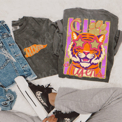 Folk Glitz Mascots DROPDOWN!! (front and back included) -DTF&UV