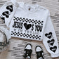 Jesus Loves you checkered FRONT-DTF