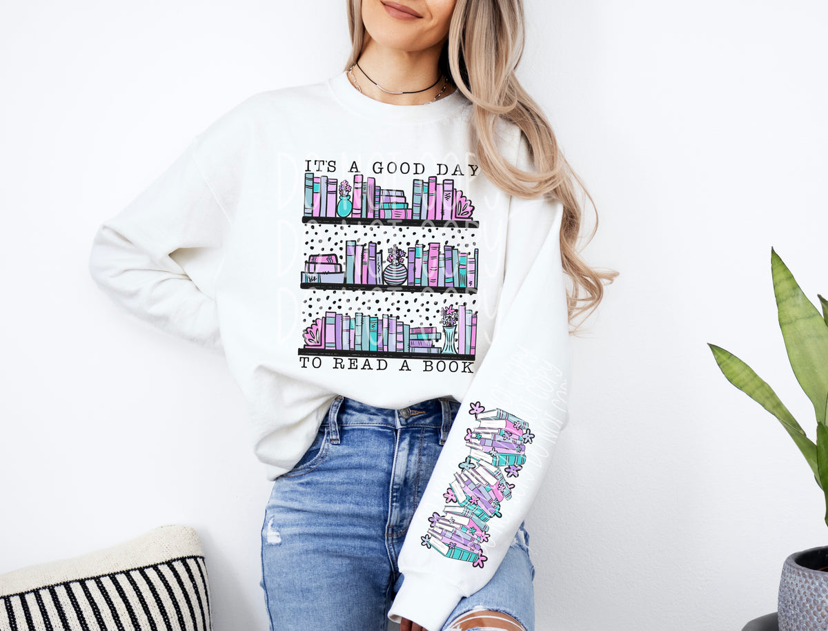 Its a good day to read A book(SLEEVE)-DTF
