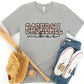 Baseball Vibes Faux Embroidery Blk - DTF
