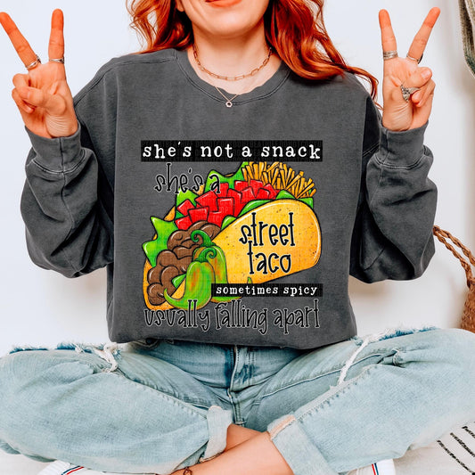 She’s Not A Snack She’s A Street Taco - DTF
