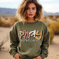 Pray Without Ceasing Faux Stitch - DTF