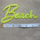 Beach Glitter Yellow- Hat Patch