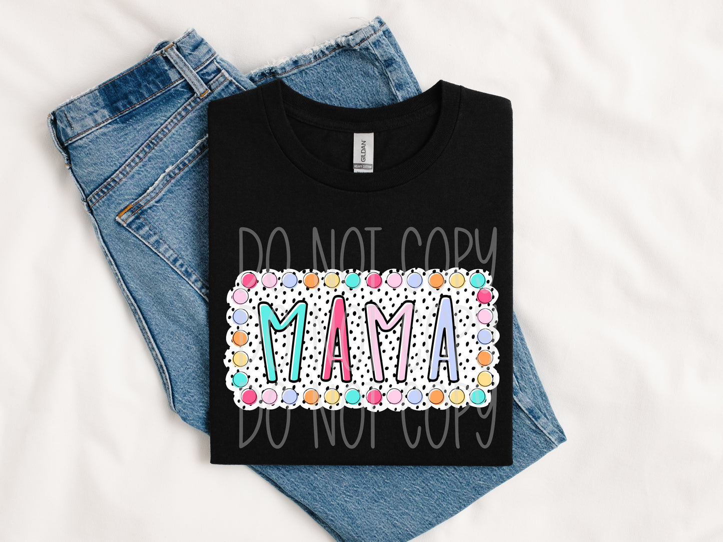 Happy Dots Mama -DTF&UV