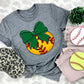 Softball Green Bow - DTF