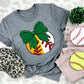Softball/Baseball Green Bow - DTF