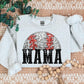 Baseball Mama Faux Sequin Semicircle - DTF