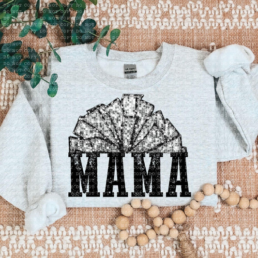 Cheer Mama Faux Sequin Semicircle - DTF