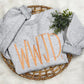 WWJD Solid Color:  Embroidered